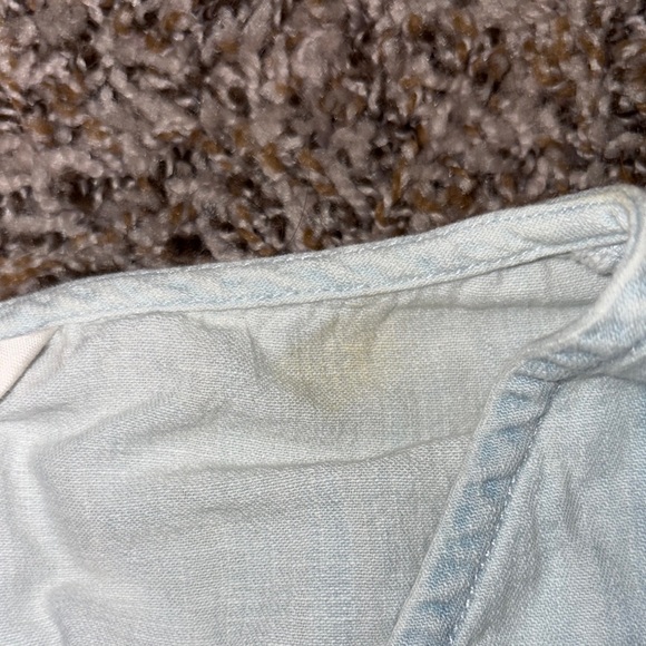 Universal Thread Light Blue Button-Front Mini Dress - Picture 2 of 4